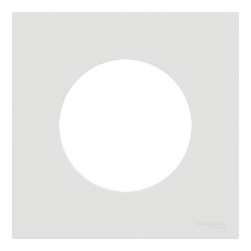  Odace plaque 1 poste blanc 