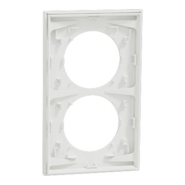  Odace plaque 2 postes 57mm bla 
