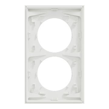  Odace plaque 2 postes 57mm bla 