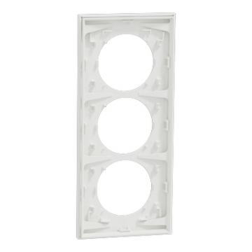  Odace plaque 3 postes 57mm bla 
