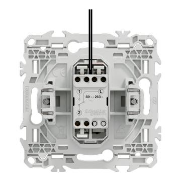  Odace VV poussoir lumineux blc 