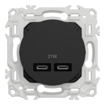  Odace double chargeur USB-C 21 