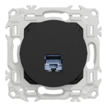  Odace prise RJ45 cat.6 STP noi 