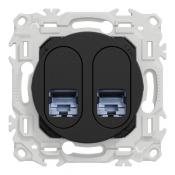  Odace prise double RJ45 cat.6 