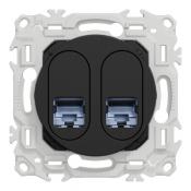  Odace prise double RJ45 cat.6a 