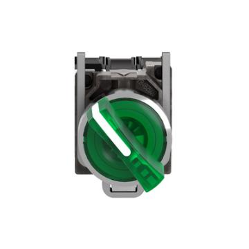  BOUTON TOURNANT LUMINEUX VERT 