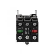  BOUTON TOURNANT LUMINEUX VERT 