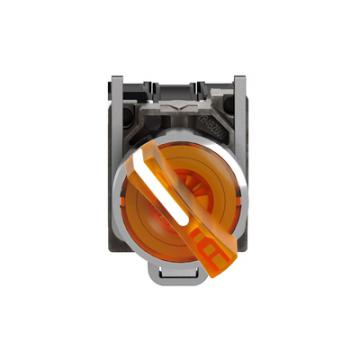  BOUTON TOURNANT LUMINEUX JAUNE 