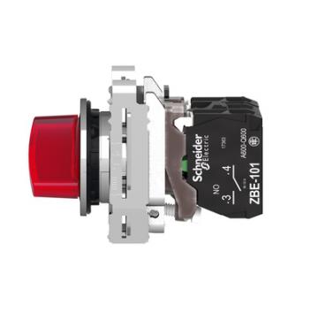  BT lum flush rouge 1O+1F 24V 