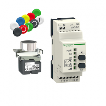  PACK SPS ZB4 22MM RECEPTEUR OP 
