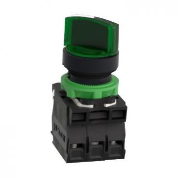  BOUTON TOURNANT LUMINEUX VERT 