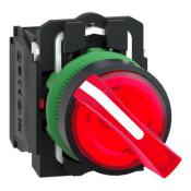  BOUTON TOURNANT LUMINEUX ROUGE 