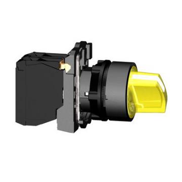  BOUTON TOURNANT LUMINEUX JAUNE 
