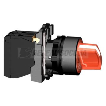 BOUTON TOURNANT LUMINEUX 3 POS 