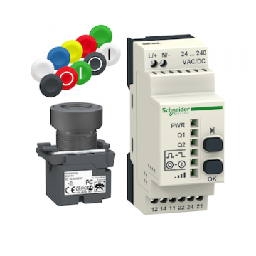  PACK SPS ZB5 22MM RECEPTEUR OP 