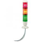  1 STAGE 24 V, LED, RED, 