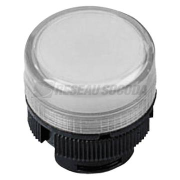  Tte voyant lumineux D22 blanc 