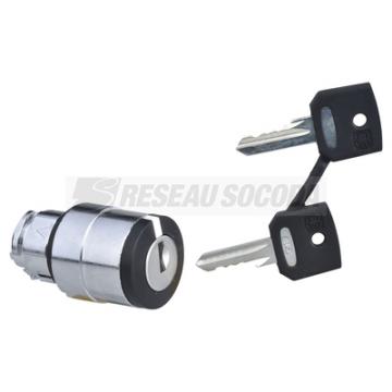  BOUTON A CLE 2 POSITIONS RETRA 