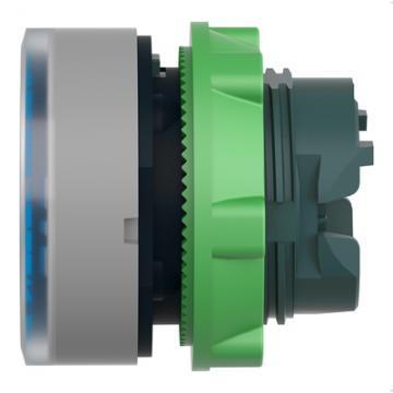  t�te bouton poussoir O22 bleu 