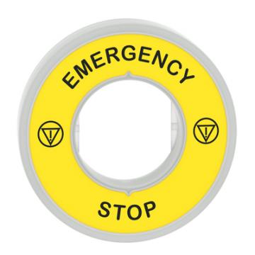  Etiquette lumineuse O60 24V 