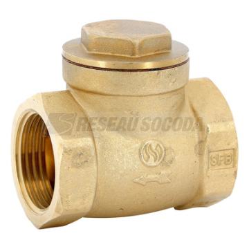  Clapet simple battant laiton S 