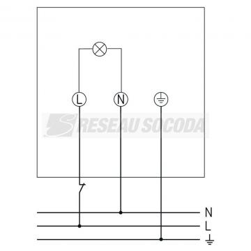  Applique LED UDL 11,5W  en alu 
