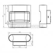  Applique LED S 8,5W en alumini 