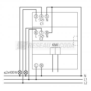  Module variateur 2c DMG 2 T KN 