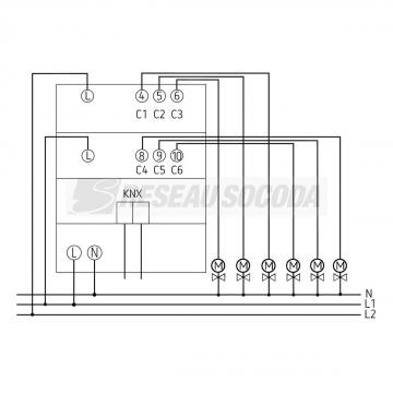  Actionneur 6c chauff  HM 6 T K 