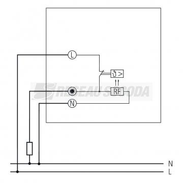  Thermostat d'ambiance  encastr 