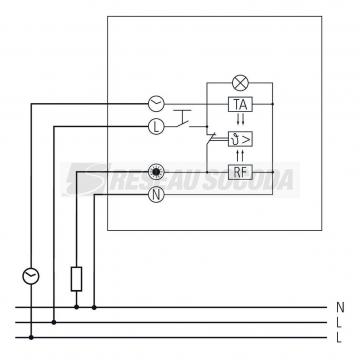  Thermostat d'ambiance  encastr 