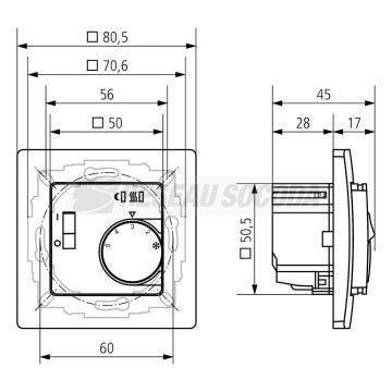  Thermostat d'ambiance �lectron 
