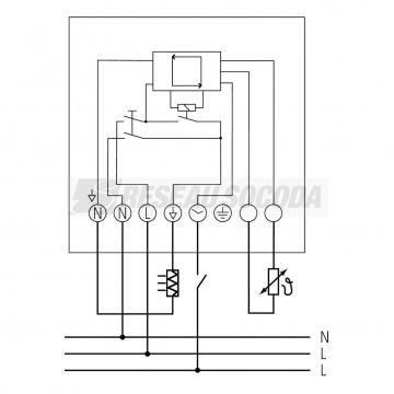  Thermostat d'ambiance �lectron 