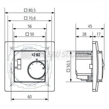  Thermostat d'ambiance �lectron 
