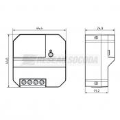  Thermostat d'ambiance 3/4 fils 
