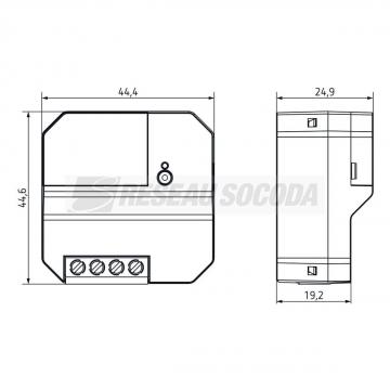  Thermostat d'ambiance 3/4 fils 