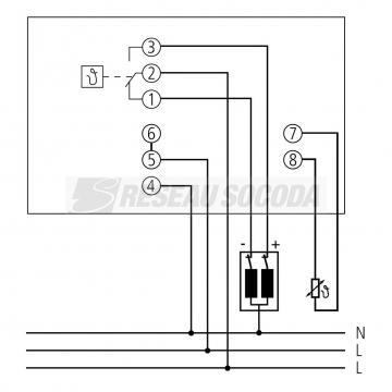  Thermostat d'ambiance digital 