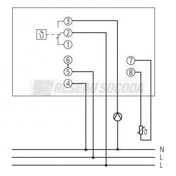  Thermostat d'ambiance digital 