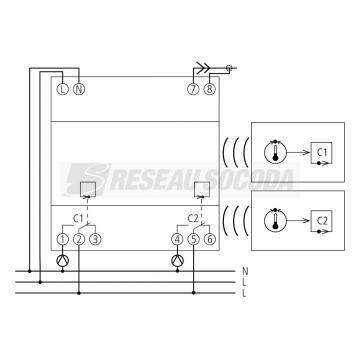  Thermostat d'ambiance digital 