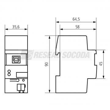  Interface USB KNX pour la comm 