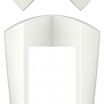  Fixation angle blanc pour theL 