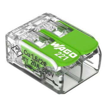  Borne WAGO 221 Green 2x4mm� � 