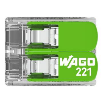  Borne WAGO 221 Green 2x4mm� � 