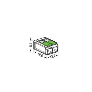  Borne WAGO 221 Green 2x4mm� � 