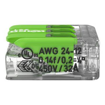  Borne WAGO 221 Green 3x4mm� � 