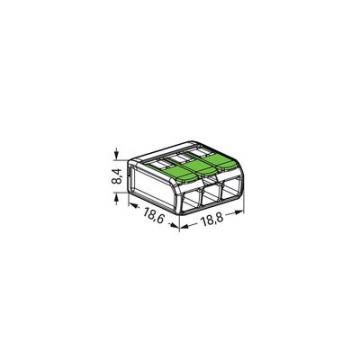  Borne WAGO 221 Green 3x4mm� � 