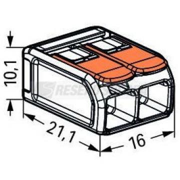  Borne WAGO 221 2x6mm  levier 