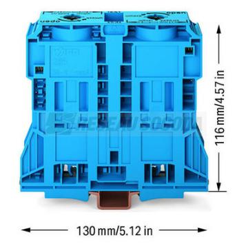  Borne passage 2c 185mm� bleu 
