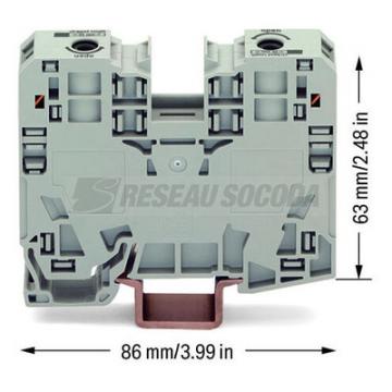  Borne de passage 2C / 35 mm� / 