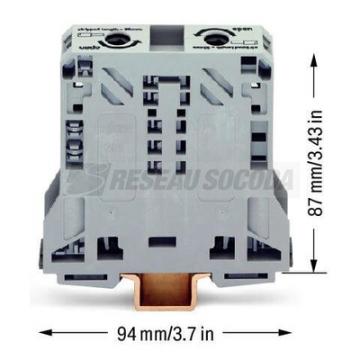  Borne de passage 2C / 50 mm� / 